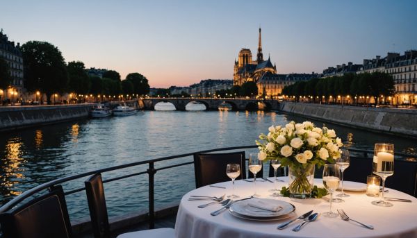 Savourez un menu croisière unique à Paris sur la Seine